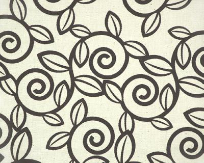 Premier Prints Trellis Natural Chocolate in Premier Prints - Cotton Prints Beige Cotton Abstract  Retro Floral   Fabric